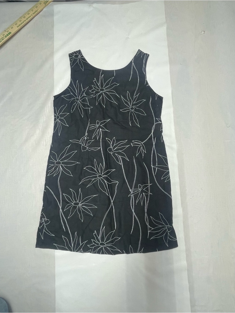 Kathie Lee Collection Black Floral Maxi Dress Sz:L